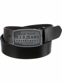 Accessoires H.I.S 40 Mm Ledergürtel Mit Galvanikfreier Schließe Klassische Gürtel Günstig Kaufen