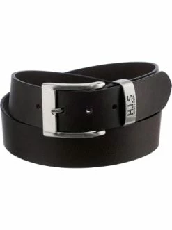 Accessoires H.I.S 40 Mm Vollledergürtel Mit Metallschlaufe Und Schließe In Glänzend Satiniert... Günstig Kaufen