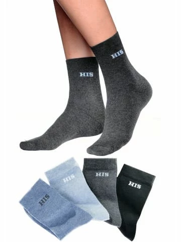 Bekleidung H.I.S Basicsocken In Hellblau, Blau, Grau, Schwarz Günstig Kaufen 2 Bekleidung H.I.S Basicsocken In Hellblau, Blau, Grau, Schwarz Günstig Kaufen – Bild 2