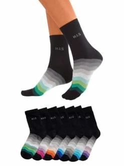 Bekleidung H.I.S Basicsocken In Schwarz Günstig Kaufen -HIS SHOP h i s basicsocken in schwarz 2