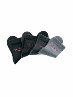 Bekleidung H.I.S Basicsocken In Schwarz, Anthrazit, Grau, Mittelgrau Günstig Kaufen