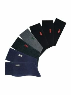 Bekleidung H.I.S Basicsocken In Schwarz, Grau-meliert, Anthrazit, Marine Günstig Kaufen -HIS SHOP h i s basicsocken in schwarz grau meliert anthrazit marine 2