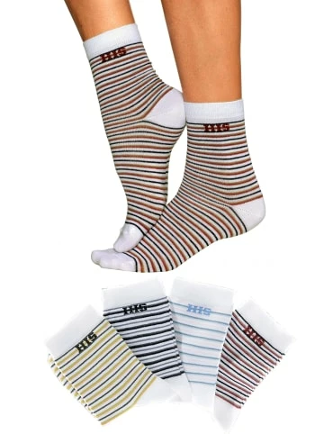 Bekleidung H.I.S Basicsocken In Weiß-grün, Weiß-grau, Weiß-blau, Weiß-braun Günstig Kaufen 2 Bekleidung H.I.S Basicsocken In Weiß-grün, Weiß-grau, Weiß-blau, Weiß-braun Günstig Kaufen – Bild 2
