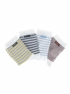 Bekleidung H.I.S Basicsocken In Weiß-grün, Weiß-grau, Weiß-blau, Weiß-braun Günstig Kaufen