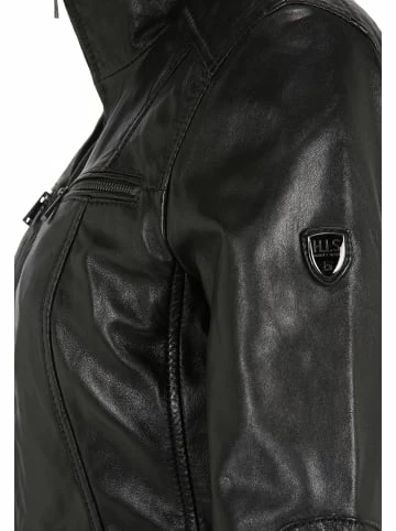 Bekleidung H.I.S Bikerjacke Lederjacke Mit Stehkragen In BLACK Günstig Kaufen 4 Bekleidung H.I.S Bikerjacke Lederjacke Mit Stehkragen In BLACK Günstig Kaufen – Bild 4