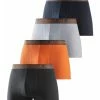 Bekleidung H.I.S Boxer In Anthrazit-meliert, Orange, Grau-meliert, Schwarz Günstig Kaufen