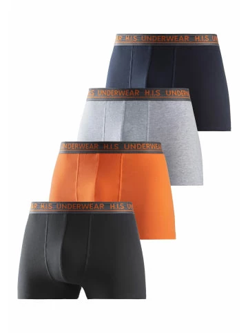 Bekleidung H.I.S Boxer In Anthrazit-meliert, Orange, Grau-meliert, Schwarz Günstig Kaufen 1 Bekleidung H.I.S Boxer In Anthrazit-meliert, Orange, Grau-meliert, Schwarz Günstig Kaufen