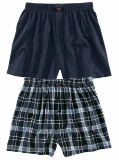 Bekleidung H.I.S Boxer In Marine, Kariert Günstig Kaufen