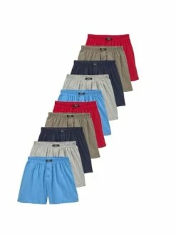 Bekleidung H.I.S Boxershorts 10er Pack In Mehrfarbig Günstig Kaufen