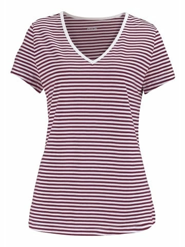 Umstands- & Stillmode H.I.S Capri-Pyjama In Bordeaux-gestreift Günstig Kaufen 5 Umstands- & Stillmode H.I.S Capri-Pyjama In Bordeaux-gestreift Günstig Kaufen – Bild 5