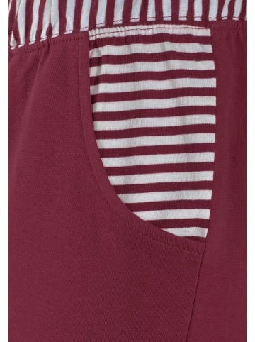 Umstands- & Stillmode H.I.S Capri-Pyjama In Bordeaux-gestreift Günstig Kaufen 7 Umstands- & Stillmode H.I.S Capri-Pyjama In Bordeaux-gestreift Günstig Kaufen – Bild 7