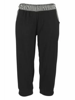 Umstands- & Stillmode H.I.S Capri-Pyjama In Schwarz-gestreift Günstig Kaufen -HIS SHOP h i s capri pyjama in schwarz gestreift 5