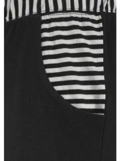 Umstands- & Stillmode H.I.S Capri-Pyjama In Schwarz-gestreift Günstig Kaufen -HIS SHOP h i s capri pyjama in schwarz gestreift 6