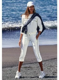 Bekleidung H.I.S Caprihose In Ecru Günstig Kaufen -HIS SHOP h i s caprihose in ecru 4