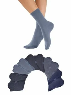 Bekleidung H.I.S Freizeitsocken In 10x Blau Günstig Kaufen