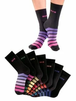Bekleidung H.I.S Freizeitsocken In Schwarz Günstig Kaufen