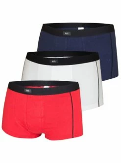 Bekleidung H.I.S Hipster 3er Pack In Navy / Rot / Weiß Günstig Kaufen
