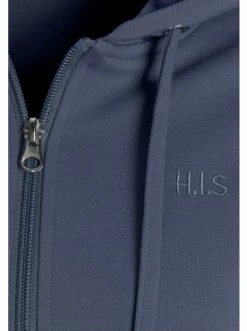 Outdoor & Sport H.I.S Kapuzensweatjacke In Jeansblau Günstig Kaufen -HIS SHOP h i s kapuzensweatjacke in jeansblau 3
