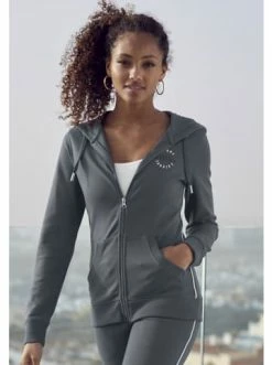 Outdoor & Sport H.I.S Kapuzensweatjacke In Navy Günstig Kaufen -HIS SHOP h i s kapuzensweatjacke in navy 2