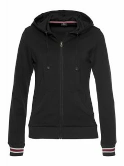Outdoor & Sport H.I.S Kapuzensweatjacke In Schwarz Günstig Kaufen