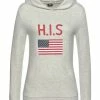 Bekleidung H.I.S Kapuzensweatshirt In Grau-meliert Günstig Kaufen