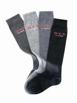 Bekleidung H.I.S Kniestrümpfe In Schwarz, Anthrazit, Hellgrau, Grau Günstig Kaufen -HIS SHOP h i s kniestrumpfe in schwarz anthrazit hellgrau grau 3