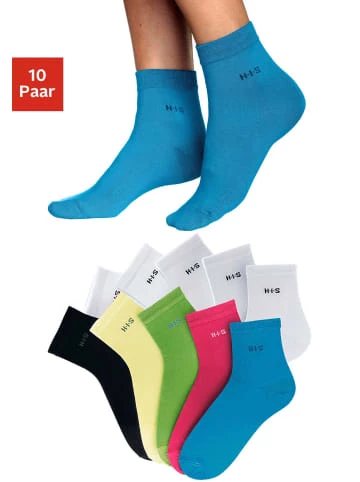 Bekleidung H.I.S Kurzsocken In Bunt-weiß Günstig Kaufen 2 Bekleidung H.I.S Kurzsocken In Bunt-weiß Günstig Kaufen – Bild 2