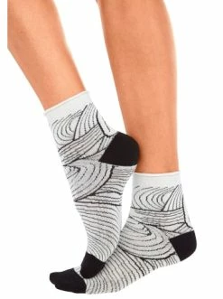 Bekleidung H.I.S Kurzsocken In Schwarz-weiß-gemustert Günstig Kaufen -HIS SHOP h i s kurzsocken in schwarz weiss gemustert 2