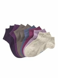 Bekleidung H.I.S Kurzsocken In Taupe, Beige, Pflaume, Jeans, Lila, Altrosa, Pink Günstig Kaufen