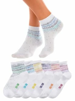 Bekleidung H.I.S Kurzsocken In Weiß Günstig Kaufen