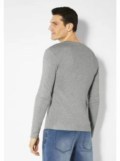 Outdoor & Sport H.I.S Langarmshirt In Grau-meliert Günstig Kaufen -HIS SHOP h i s langarmshirt in grau meliert 2