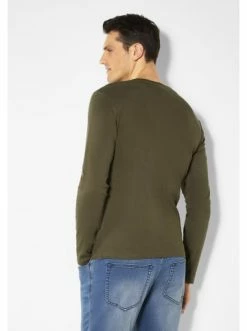 Outdoor & Sport H.I.S Langarmshirt In Khaki Günstig Kaufen -HIS SHOP h i s langarmshirt in khaki 2