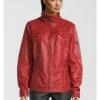 Bekleidung H.I.S Lederjacke Mit Reversekragen In Red Günstig Kaufen