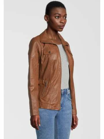 Bekleidung H.I.S Lederjacke Mit Reverskragen In Cognac Günstig Kaufen 2 Bekleidung H.I.S Lederjacke Mit Reverskragen In Cognac Günstig Kaufen – Bild 2