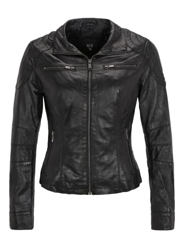 Bekleidung H.I.S Lederjacke Mit Schulterpolster-Detail In Black Günstig Kaufen 5 Bekleidung H.I.S Lederjacke Mit Schulterpolster-Detail In Black Günstig Kaufen – Bild 5