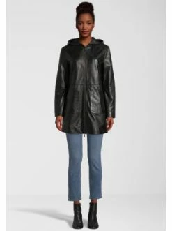 Bekleidung H.I.S Lederjacke Safira In Black Günstig Kaufen