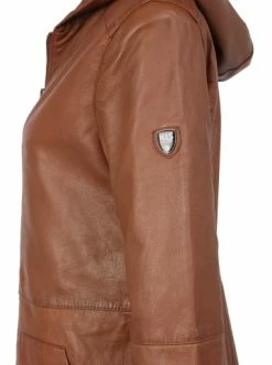 Bekleidung H.I.S Lederjacke Safira In D Cognac Günstig Kaufen -HIS SHOP h i s lederjacke safira in d cognac 3