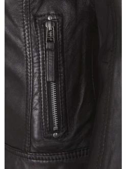 Bekleidung H.I.S Lederjacke SALENA In Black Günstig Kaufen -HIS SHOP h i s lederjacke salena in black 3