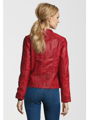 Bekleidung H.I.S Lederjacke SALENA In Red Günstig Kaufen 2 Bekleidung H.I.S Lederjacke SALENA In Red Günstig Kaufen – Bild 2