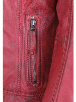 Bekleidung H.I.S Lederjacke SALENA In Red Günstig Kaufen 8 Bekleidung H.I.S Lederjacke SALENA In Red Günstig Kaufen -HIS SHOP h i s lederjacke salena in red 3