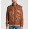 Bekleidung H.I.S Lederjacke SANTIAGO HIS In Cognac Günstig Kaufen