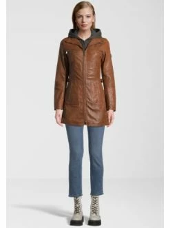 Bekleidung H.I.S Lederjacke Shakira In D Cognac Günstig Kaufen