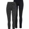 Bekleidung H.I.S Leggings In Schwarz-bedruckt, Schwarz-uni Günstig Kaufen