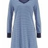 Umstands- & Stillmode H.I.S Nachthemd In Blau-gestreift Günstig Kaufen