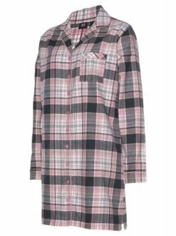 Umstands- & Stillmode H.I.S Nachthemd In Lila-blau-rosa-kariert Günstig Kaufen -HIS SHOP h i s nachthemd in lila blau rosa kariert 5