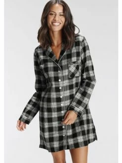 Umstands- & Stillmode H.I.S Nachthemd In Schwarz Günstig Kaufen -HIS SHOP h i s nachthemd in schwarz 3