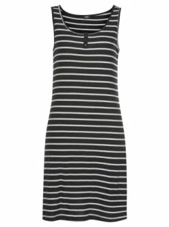 Umstands- & Stillmode H.I.S Nachthemd In Schwarz-weiß-gestreift Günstig Kaufen