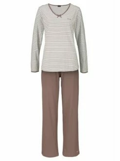 Umstands- & Stillmode H.I.S Pyjama In Creme-taupe Günstig Kaufen