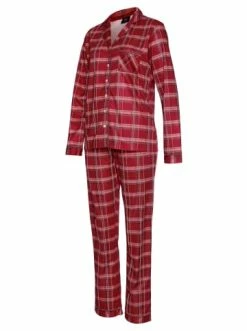 Umstands- & Stillmode H.I.S Pyjama In Rot-kariert Günstig Kaufen -HIS SHOP h i s pyjama in rot kariert 3