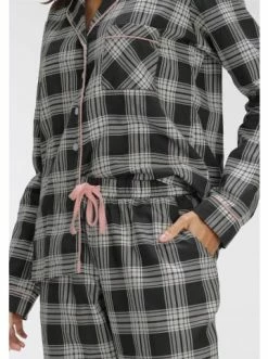 Umstands- & Stillmode H.I.S Pyjama In Schwarz-weiß Günstig Kaufen -HIS SHOP h i s pyjama in schwarz weiss 6